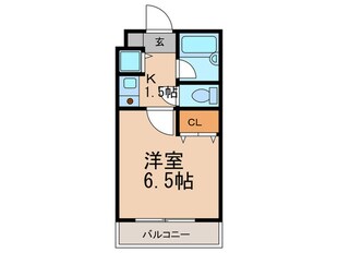 シャトラン弓木三番館の物件間取画像